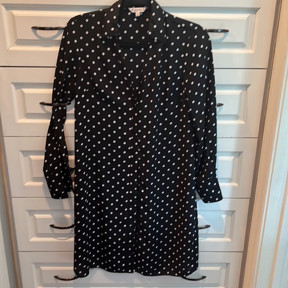 Dot dress- cute & formal. - Picture 7 of 9